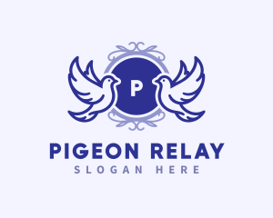 Pigeon Dove Bird logo