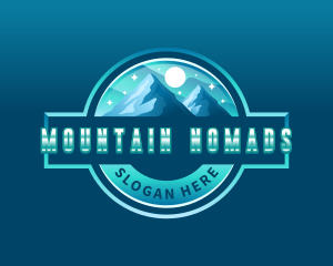 Outdoor Mountain Climbing logo design