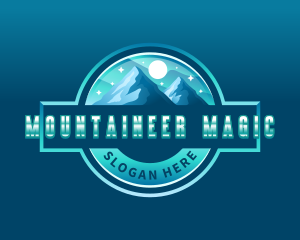 Outdoor Mountain Climbing logo design