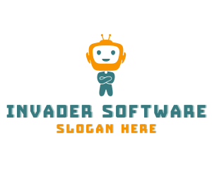 Toddler Educational Robot logo design