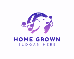Dog Grooming Pet logo
