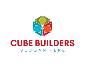 Charity Organization Cube logo design