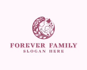 Infant Mother Postpartum logo design