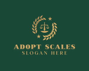 Law Scale Paralegal logo design