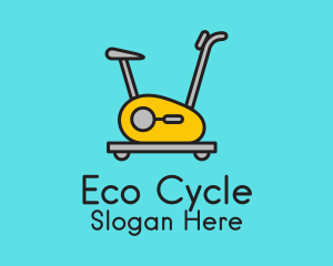 Cycling Exercise Machine logo design