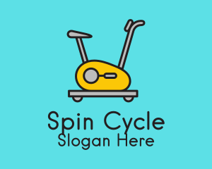 Cycling Exercise Machine logo design