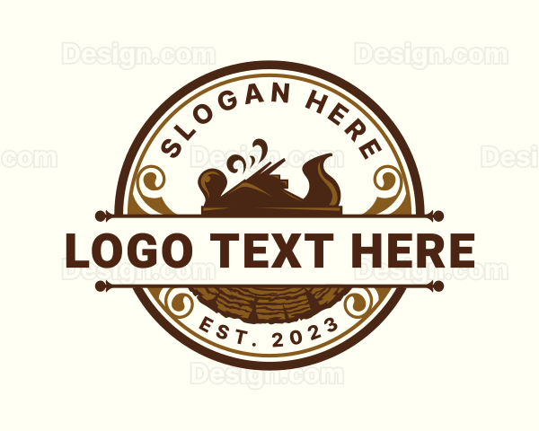 Lumberjack Woodwork Carpentry Logo