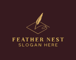 Writing Feather Stationary logo