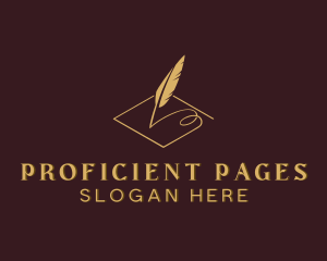 Writing Feather Stationary logo