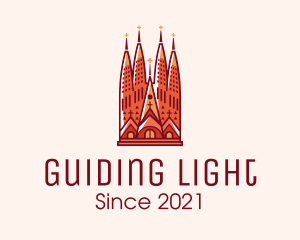 La Sagrada Familia Church logo design