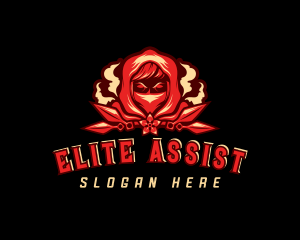 Elite Hunter Character logo design