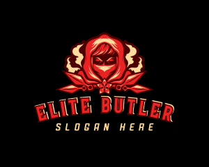 Elite Hunter Character logo design