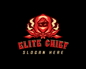 Elite Hunter Character logo design