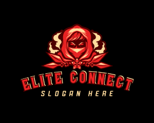 Elite Hunter Character logo design