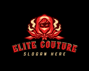 Elite Hunter Character logo design