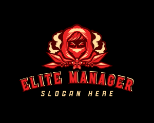 Elite Hunter Character logo design