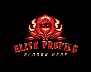 Elite Hunter Character logo design