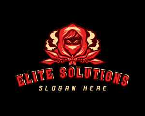 Elite Hunter Character logo design