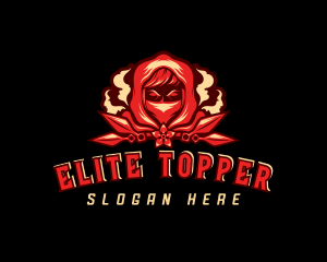 Elite Hunter Character logo design