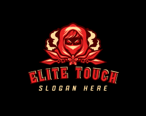 Elite Hunter Character logo design