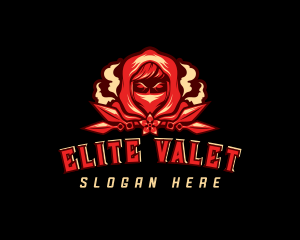 Elite Hunter Character logo design