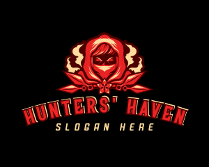 Elite Hunter Character logo design