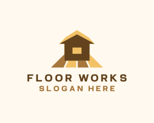 Residential Home Flooring  logo design