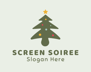 Christmas Tree Decoration logo design