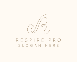 Elegant Letter R Boutique logo design