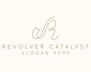 Elegant Letter R Boutique logo design