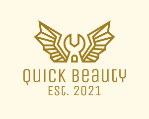 Winged Mechanic Wrench logo