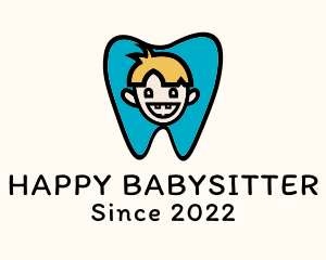 Happy Kid Dentist logo design