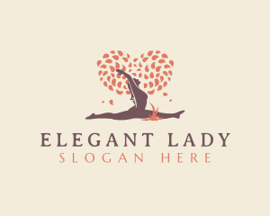 Wellness Woman Tree logo design