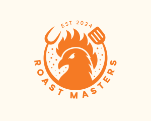 Grilled Roast Chicken logo design