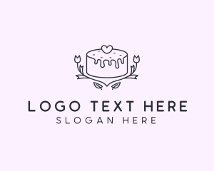 Romantic Wedding Cake logo