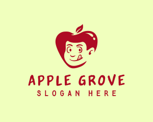 Apple Fruit Guy logo design