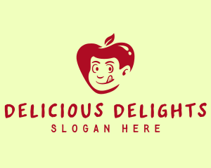 Apple Fruit Guy logo design