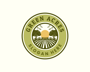 Farm Agriculture Field logo design