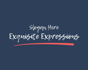 Premium Calligraphy Business logo