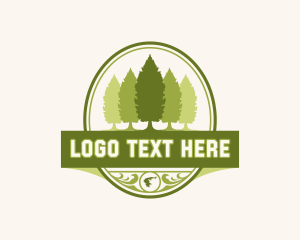 Greece Cypress Tree logo