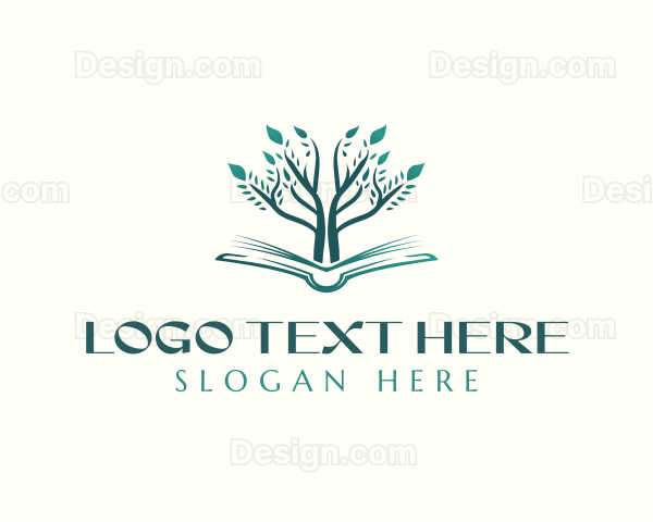 Nature Book Tree Logo