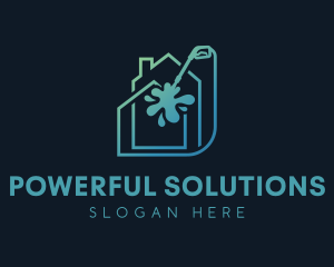 Home Pressure Washer Splash  logo design