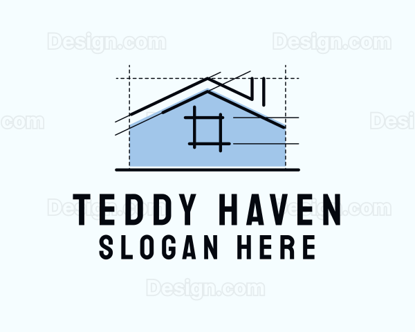 Home Architecture Contractor Logo