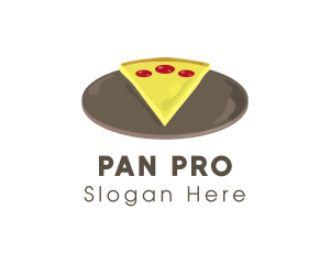 Pepperoni Pan Pizza   logo design