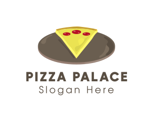 Pepperoni Pan Pizza   logo design