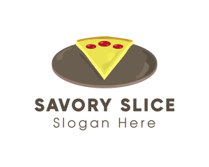 Pepperoni Pan Pizza   logo design