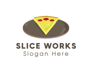 Pepperoni Pan Pizza   logo design