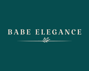 Elegant Beauty Wellness logo design