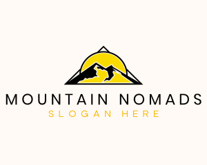 Outdoor Mountain Travel logo design