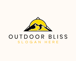 Outdoor Mountain Travel logo design